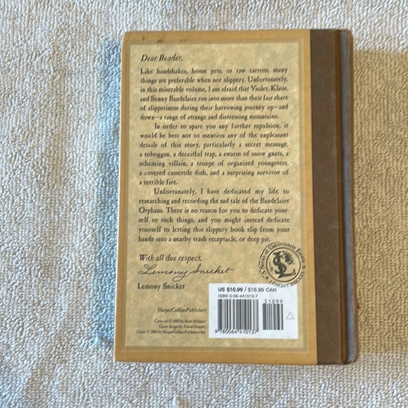 🌈2/$8 The Slippery Slope #10 in the A Series of Unfortunate Events Series - Picture 2 of 12